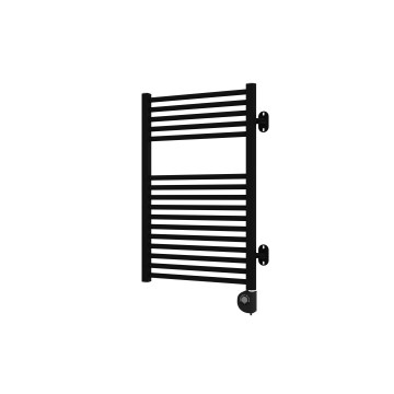 Vertaduro - Radiador de baño con termostato MEG 400W 78x50 cm negro