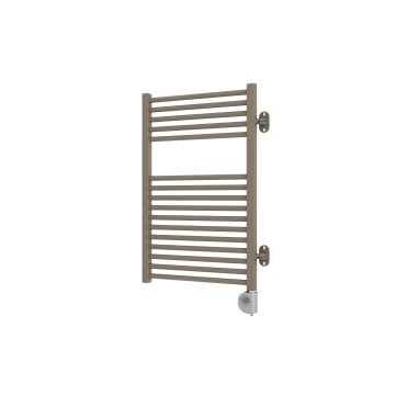 Vertaduro - Radiador de baño con termostato MEG 400W 78x50 cm taupe