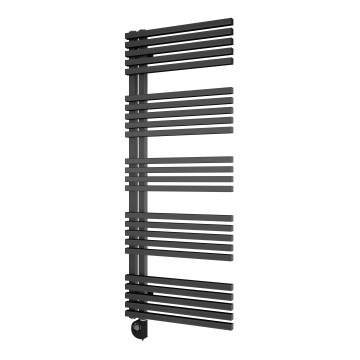 Vertaduro - Radiador de baño con termostato MICHELLE 600W 129x50 cm antracita