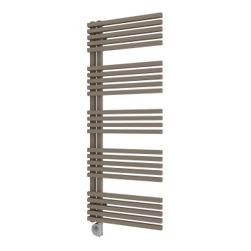 Vertaduro - Radiador de baño con termostato MICHELLE 600W 129x50 cm taupe