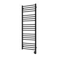 Vertaduro - Radiador de baño con termostato SIMONE, 600 W, 144 x 50 cm, negro