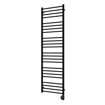 Vertaduro - Radiador de baño con termostato SIMONE 600 W 174 x 50 cm, negro