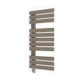 Vertaduro - Radiador de baño con termostato ZIVA, 500 W, 109 x 50 cm, taupe