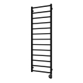 Vertaduro - Radiador de baño con termostato ZOE 400W 150x50 cm negro