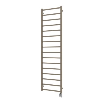 Vertaduro - Radiador de baño con termostato ZOE 400W 186x50 cm taupe