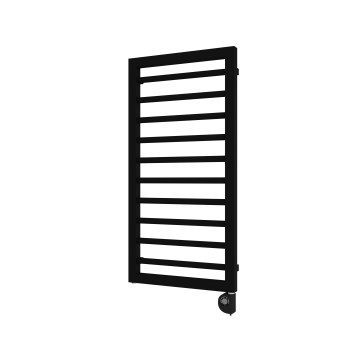 Vertaduro - Radiador para baño ADEL con termostato, 400 W, 100 x 50 cm, negro