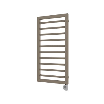Vertaduro - Radiador para baño ADEL con termostato 400 W 100x50 cm taupe