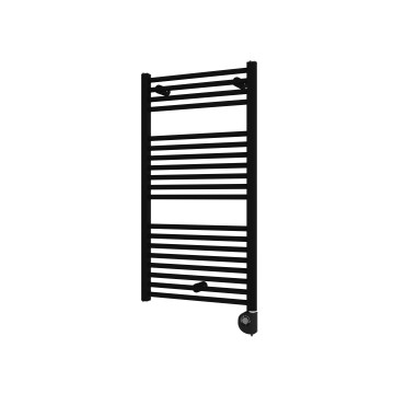 Vertaduro - Radiador para baño con termostato DENISE 400W 94x50 cm negro