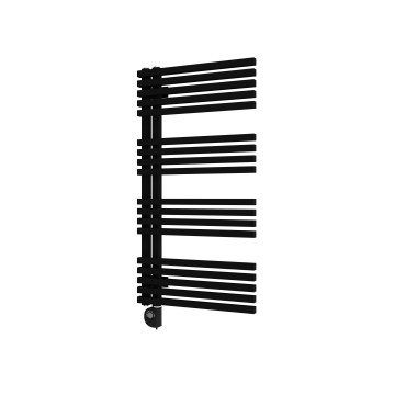 Vertaduro - Radiador para baño con termostato MICHELLE 600W 97x50 cm negro