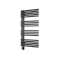 Vertaduro - Radiador toallero con termostato MICHELLE, 600 W, 97 x 50 cm, antracita