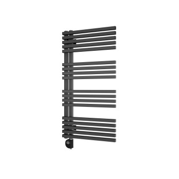Vertaduro - Radiador toallero con termostato MICHELLE, 600 W, 97 x 50 cm, antracita