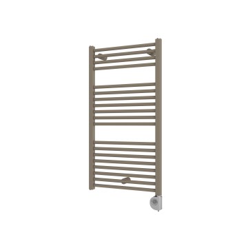 Vertaduro - Radiador toallero para baño con termostato DENISE 400W 94x50 cm taupe