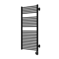 Vertaduro - Radiador toallero para baño con termostato MEG, 600 W, 118 x 50 cm, negro
