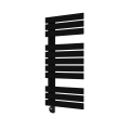 Vertaduro - Radiador toallero para baño con termostato ZIVA 500W 109x50 cm negro