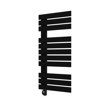 Vertaduro - Radiador toallero para baño con termostato ZIVA 500W 109x50 cm negro