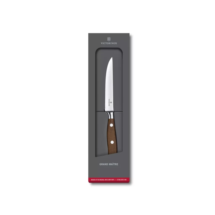 Victorinox - Cuchillo de cocina para filete GRAND MAITRE, hoja de 12 cm, mango de arce