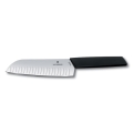 Victorinox - Cuchillo de cocina Santoku SWISS MODERN 17 cm negro