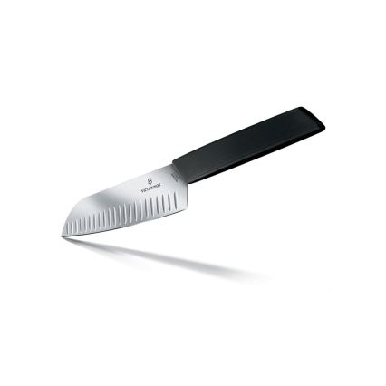 Victorinox - Cuchillo de cocina Santoku SWISS MODERN 17 cm negro