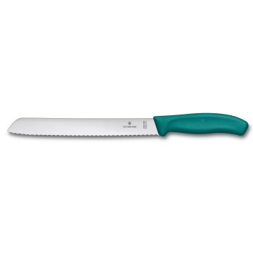 Victorinox - Cuchillo para pan de cocina SWISS CLASSIC 21 cm turquesa