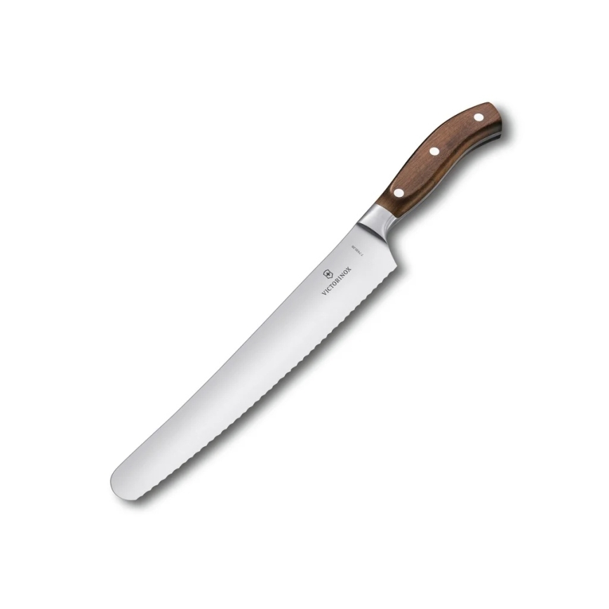 Victorinox - Cuchillo para pan GRAND MAITRE de 26 cm, mango de arce