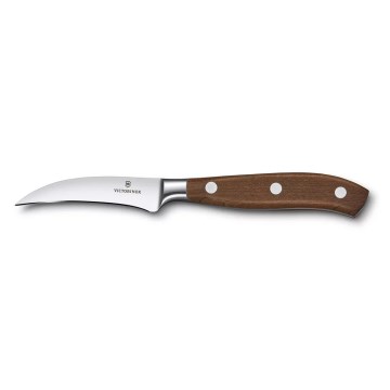 Victorinox - Cuchillo pelador de cocina GRAND MAITRE 8 cm, mango de arce