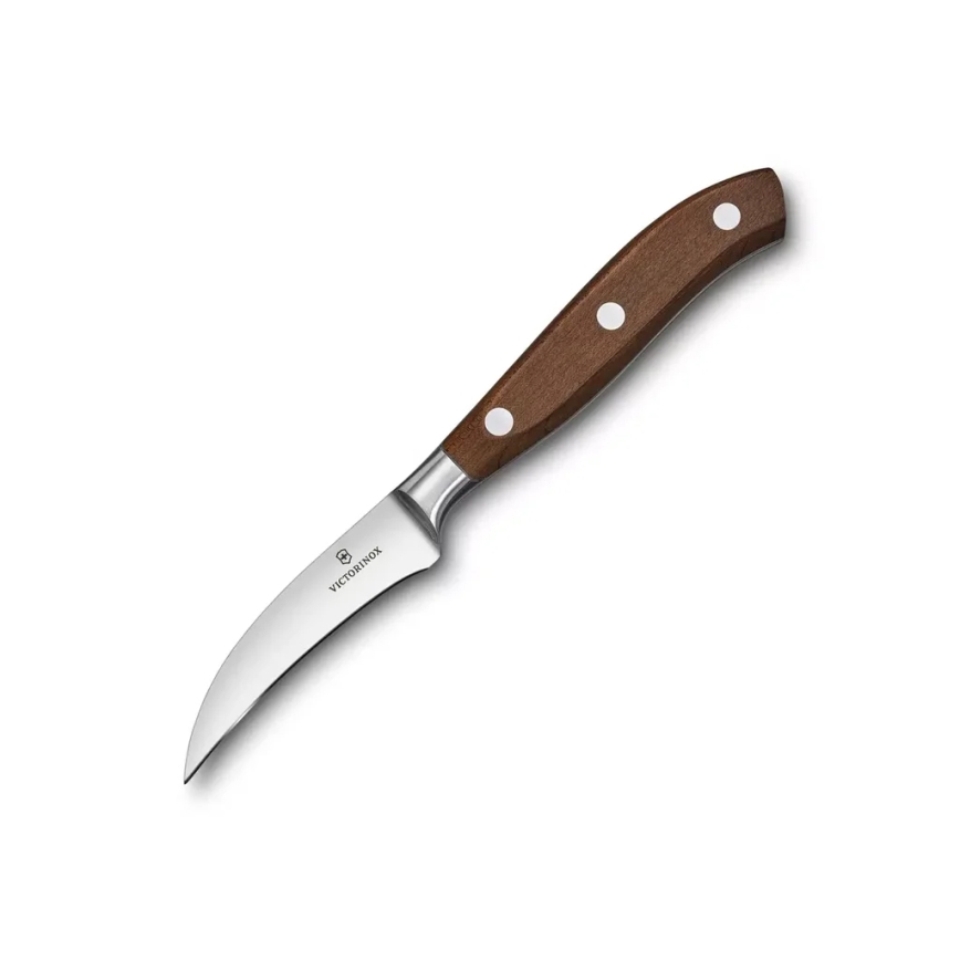 Victorinox - Cuchillo pelador de cocina GRAND MAITRE 8 cm, mango de arce