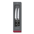 Victorinox - Juego de 2 cuchillos para filete GRAND MAITRE, hoja 12 cm, negro