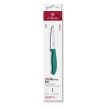 Victorinox - Juego de 6 cuchillos para filete SWISS CLASSIC, 11 cm, turquesa
