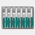 Victorinox - Juego de cubiertos SWISS CLASSIC 12 piezas turquesa