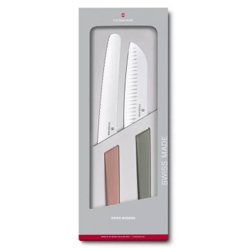 Victorinox - Juego de cuchillos de cocina SWISS MODERN, 2 piezas, multicolor