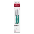 Victorinox - Juego de cuchillos para verduras SWISS CLASSIC, 10 cm, 2 piezas, turquesa