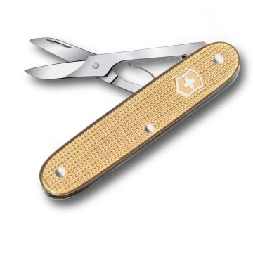 Victorinox - Navaja multifunción de bolsillo COMPANION X ALOX 9,3 cm dorada