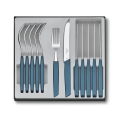Victorinox - Set de cubiertos SWISS MODERN 12 piezas azul