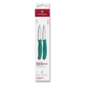 Victorinox - Set de cuchillos de cocina para verduras SWISS CLASSIC 8 cm 2 uds. turquesa