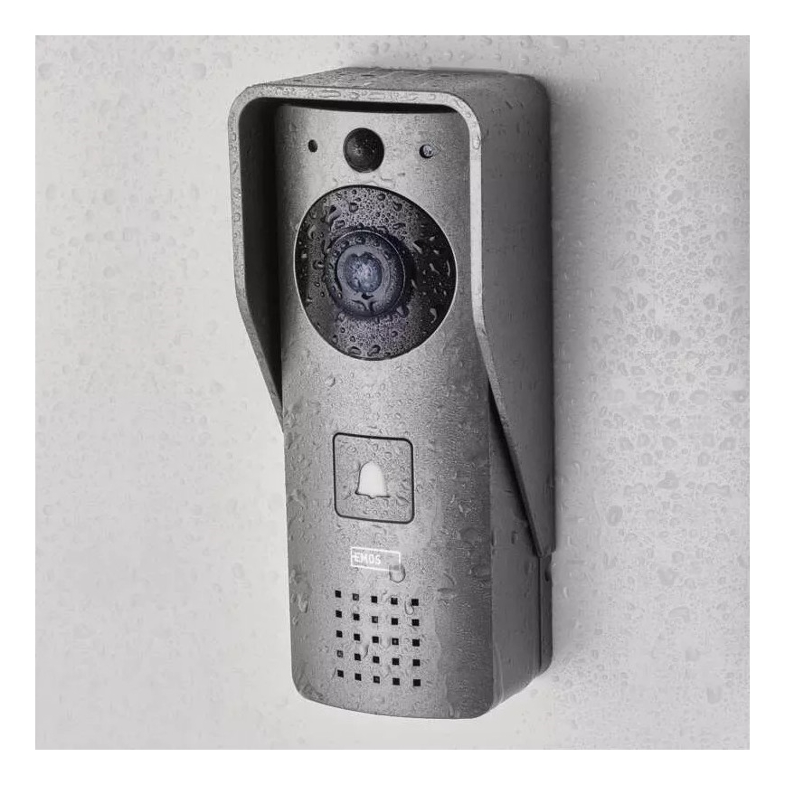 Timbre inalámbrico con vídeo y sensor de movimiento GoSmart 12V/3xAA IP44 Wi-Fi Tuya