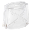 Vidrio de repuesto para lámpara de araña E14 10x12 cm blanco