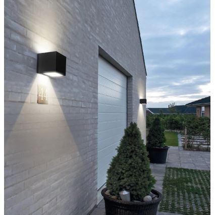 Viking - Aplique solar de pared LED regulable LED/1W/3,7V IP54 4000K 2000 mAh