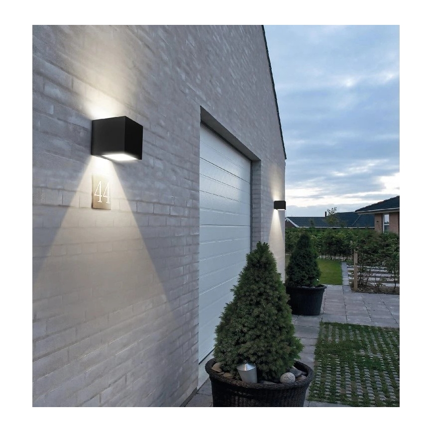 Viking - Aplique solar de pared LED regulable LED/1W/3,7V IP54 4000K 2000 mAh