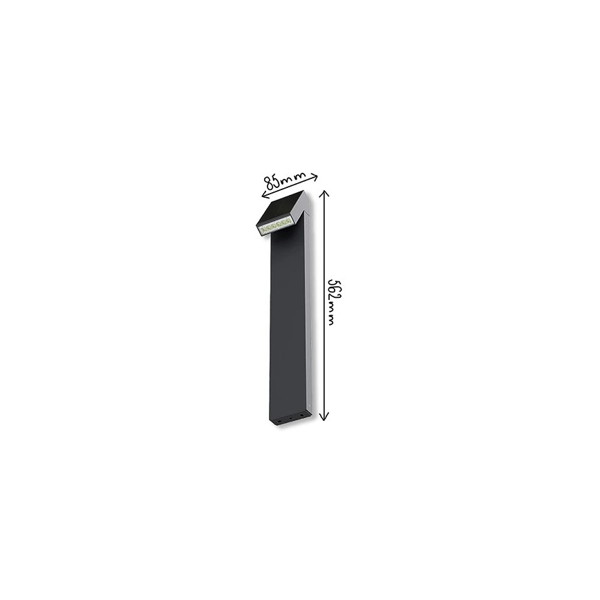 Viking - Lámpara solar LED/1,4W/3,7V IP65 3000K