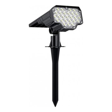Viking - Lámpara solar LED/1W/3,7V IP65 6000K 2200 mAh