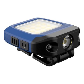 Viking - Linterna recargable LED regulable con sensor y luz roja LED/5V IPX4 200 lm 500 mAh