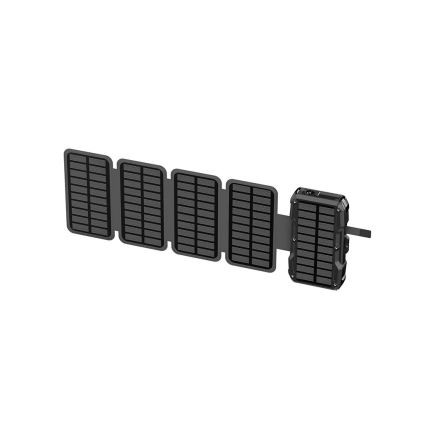 Viking - batería externa con linterna LED, carga inalámbrica y panel solar, Power Delivery 22,5 W / 20.000 mAh