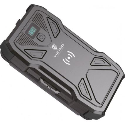 Viking - batería externa con linterna LED, carga inalámbrica y panel solar, Power Delivery 22,5 W / 20.000 mAh