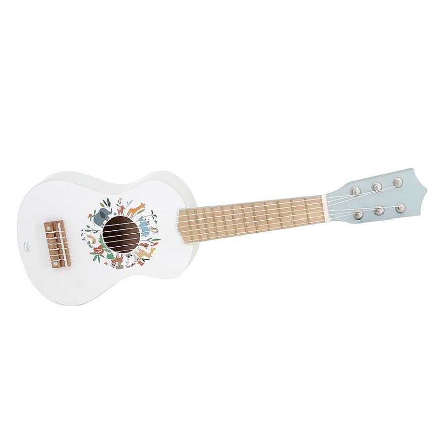 Vilac - Guitarra de madera para niños Animales del mundo Sarah Betz