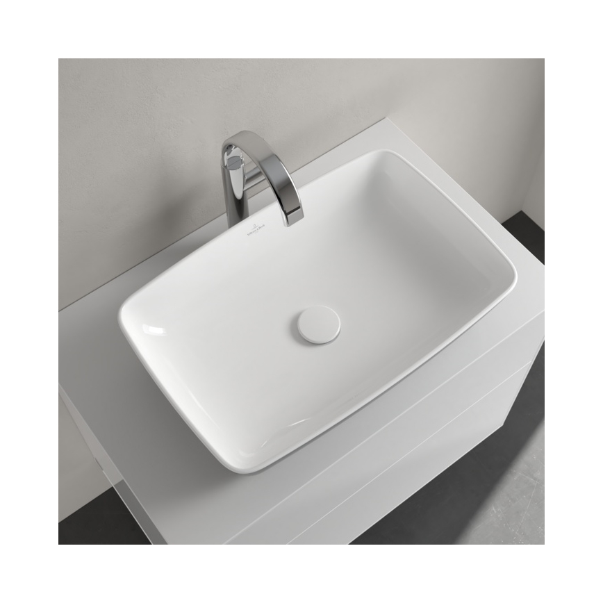 Villeroy & Boch 417258BCT8 - Lavabo para encimera ARTIS 58x38,5 cm cerámica/negro