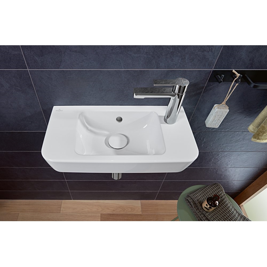 Villeroy & Boch 4342R501 - Lavabo suspendido O.NOVO 50x25 cm cerámica/blanco