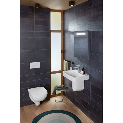 Villeroy & Boch 43445001 - Lavabo suspendido O.NOVO 50 x 37 cm cerámica/blanco