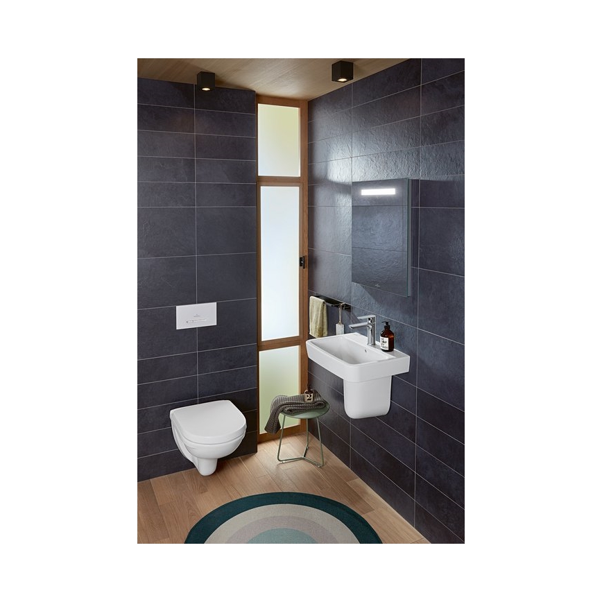 Villeroy & Boch 43445001 - Lavabo suspendido O.NOVO 50 x 37 cm cerámica/blanco