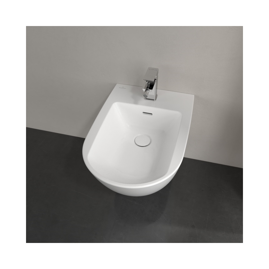 Villeroy & Boch 447000R1 - Bidé suspendido SUBWAY 3.0 cerámica/blanco