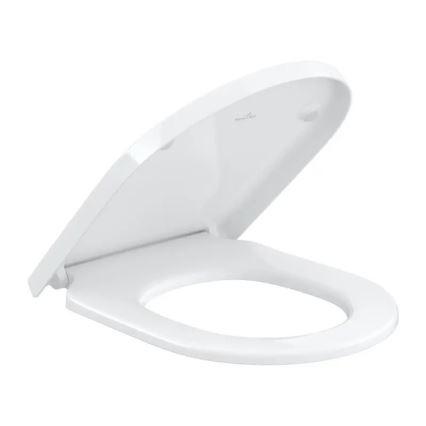 Villeroy & Boch 4670TSR1 - Inodoro suspendido SUBWAY 3.0 con asiento SoftClose, cerámica/blanco